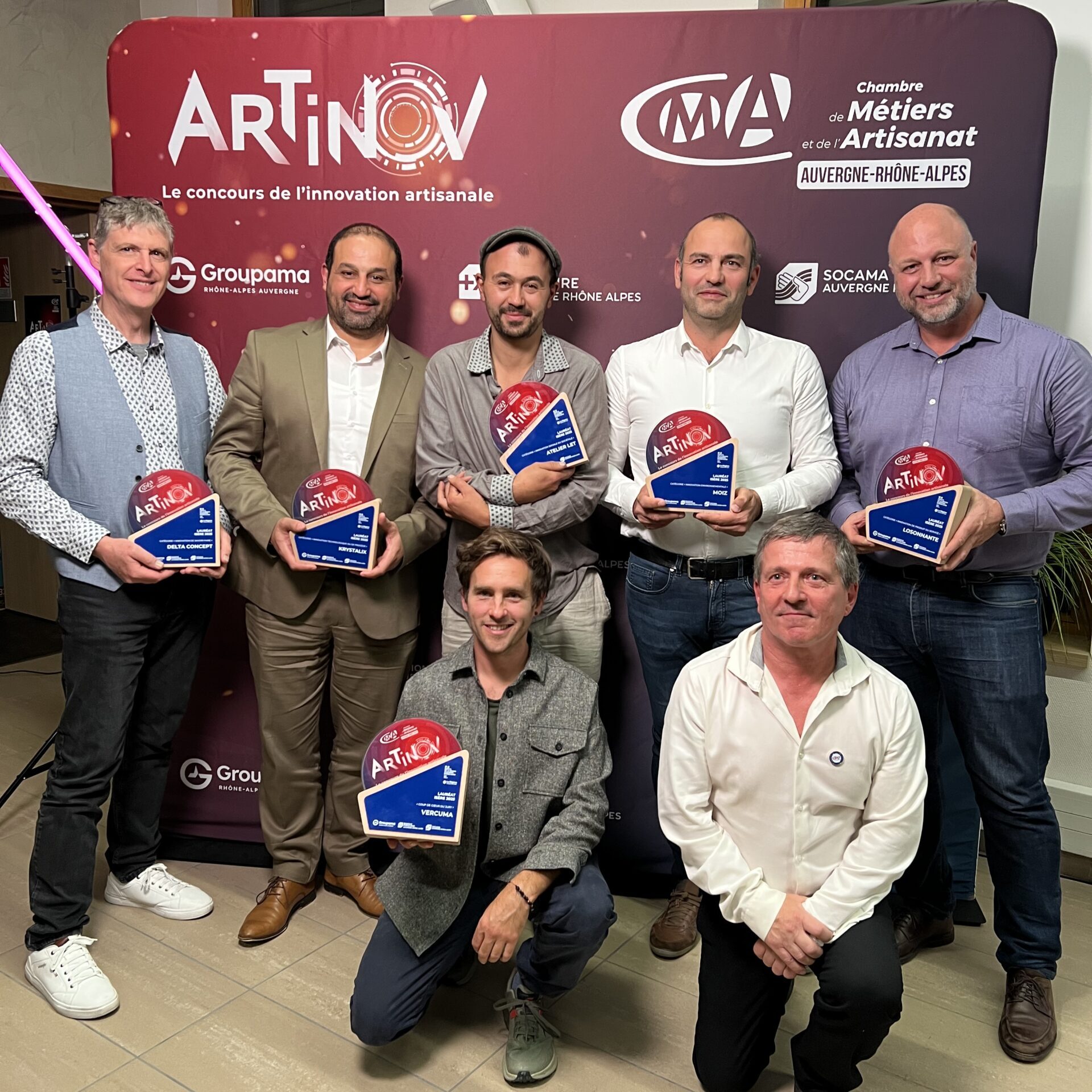 Lauréats Artinov Isere 2025